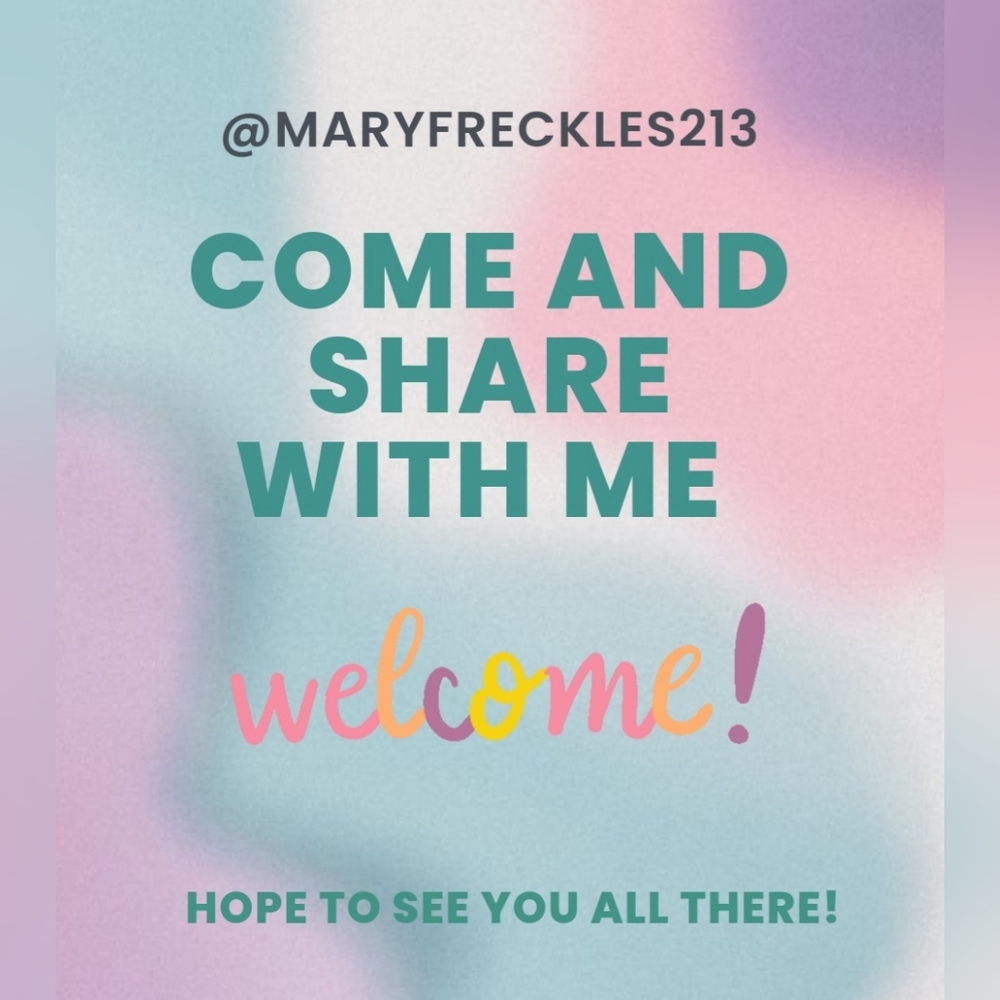 Come Share With Me - Hope To See You There!! 💜🙏